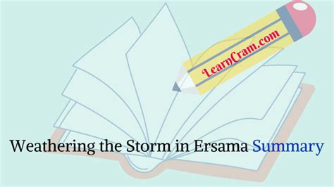 Weathering the Storm in Ersama: Summary and Analysis: 2022 .